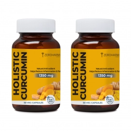 Zeroharm | Holistic Curcumin Capsules |  Immunity Booster | 90 Capsules | 2 Pack