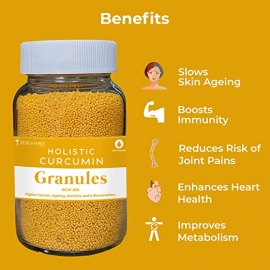 Zeroharm | Holistic Curcumin Granules With Peptides Curcumin | Immunity Booster | 3 Pack