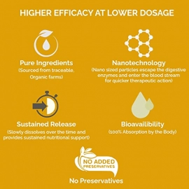 Zeroharm | Holistic Curcumin Granules With Peptides Curcumin | Immunity Booster | 3 Pack