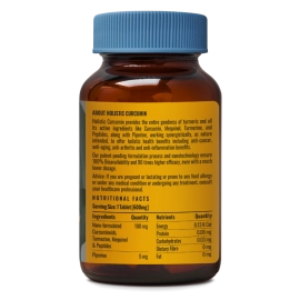 Zeroharm | Holistic Curcumin With Piperine Tablets |  Immunity Booster |180 Tablets