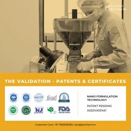 Zeroharm | Holistic Curcumin With Piperine Tablets |  Immunity Booster |180 Tablets