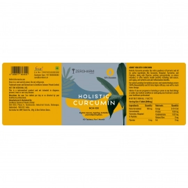 Zeroharm | Holistic Curcumin With Piperine Tablets |  Immunity Booster |180 Tablets