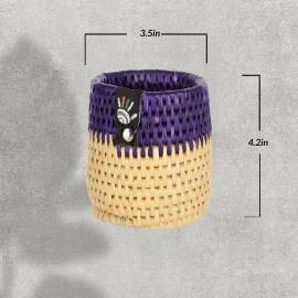 Happy Cultures | Iconic Purple Pen Stand | Handcrafted