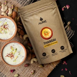 Auric | Instant Ayurvedic Thandai | Made With Crunchy Almonds, Pistachios And Cashews | 500g