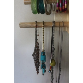 Barish Handcrafted Decor Jewellery Organiser For Home | Rubberwood