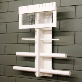 Barish Handcrafted Decor Jewellery Organiser For Home | White