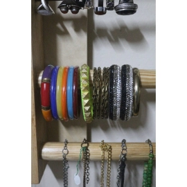 Barish Handcrafted Decor Jewellery Organiser For Home | White