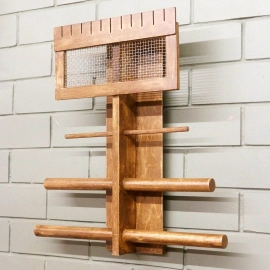 Barish Handcrafted Decor Jewellery Organiser For Home | Walnut