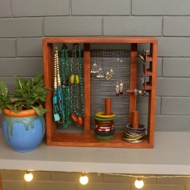 Barish Handcrafted Decor Jewellery Organiser | Firewood