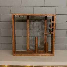 Barish Handcrafted Decor Jewellery Organiser | Walnut