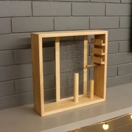 Barish Handcrafted Decor Jewellery Organiser | Rubberwood