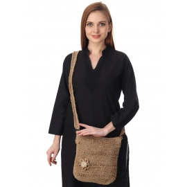 Happy Cultures | Jute Crocheted Messenger Bag | Handcrafted