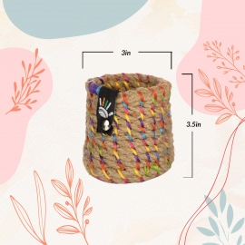 Happy Cultures | Jute Pen Stand | Handcrafted