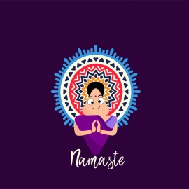 Happy Cultures | Kumbh Mela Sangam Fridge Magnet | 3 Inch