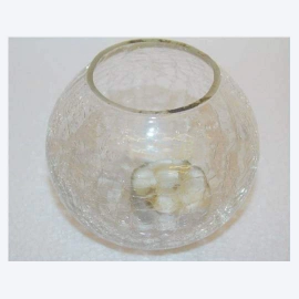 Barish Handcrafted Decor T Light Holder Goblet | Transparent