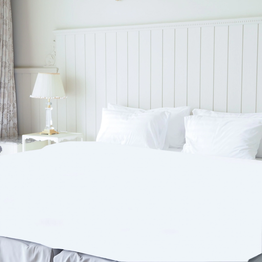 Sleepcosee | Luxury Cotton White Bed Linen | Plain | King Size