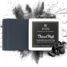 Jivisa | Charcoal Musk Ayurvedic Soap | 100g