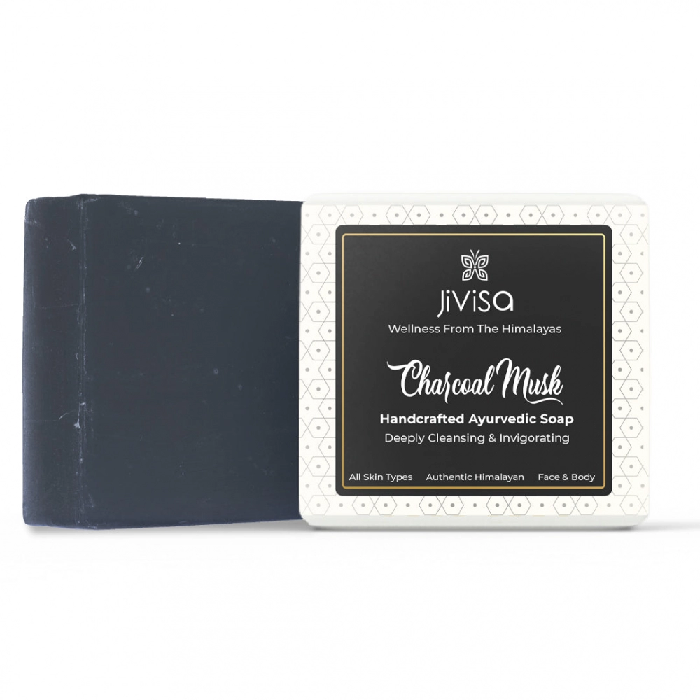 Jivisa | Charcoal Musk Ayurvedic Soap | 100g