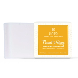 Jivisa | Coconut & Honey Ayurvedic Soap | 100g