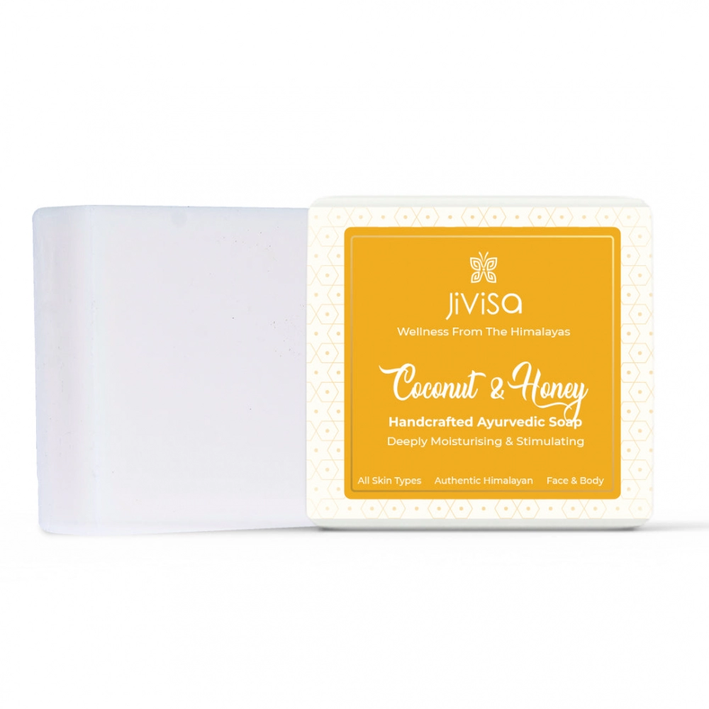 Jivisa | Coconut & Honey Ayurvedic Soap | 100g
