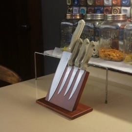 Barish Handcrafted Decor Magnetic Knife Holder | Firewood