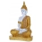 Meditation White Golden Buddha Statue | Made by Resin