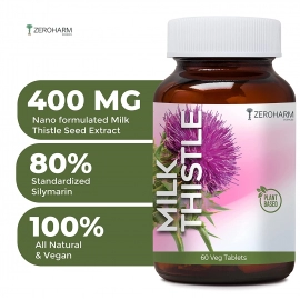 Zeroharm | Milk Thistle | Liver & Gall Bladder Health Supplement | 60 Tablets | 3 Pack