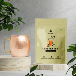 Auric | Moringa Masala Tea Premium Gift Set with Handmade Copper Mug 