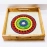 Barish Handcrafted Decor Mosaic Tray | Circle Rangoli Design
