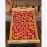 Barish Handcrafted Decor Mosaic Tray | Red/Orange