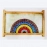 Barish Handcrafted Decor Mosaic Tray | Off White