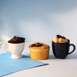 Plattered  Mug Cake Mix Trio | Eggless | Vegan