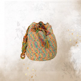 Happy Cultures | Multi Colour Tassel Potli Bag | Handcrafted