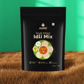 Auric| Multi Millet Breakfast Mixes | Idli Mix | Easy & Ready to cook Idli | 200g
