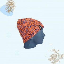 Happy Cultures | Tangerine Multicolour Crocheted Beanie | Handcrafted