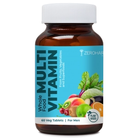 Zeroharm | Whole Food Men Multivitamin & Multimineral Tablets | 60 Tablets