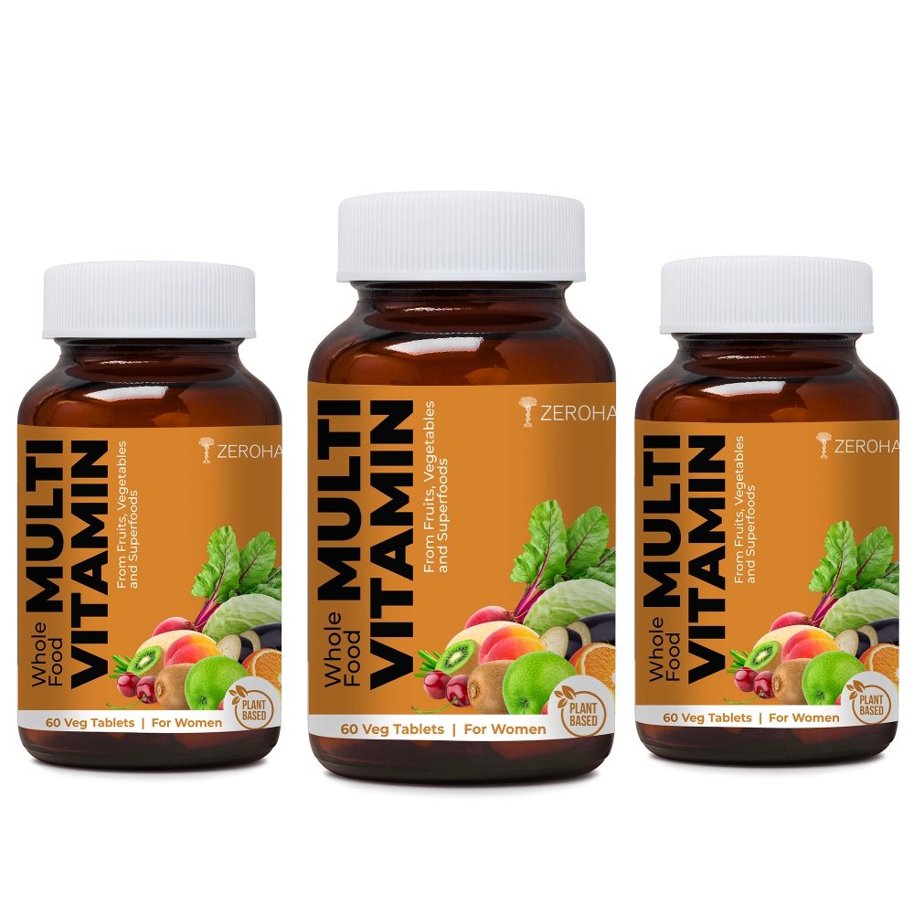 Zeroharm | Whole Food Women Multivitamin & Multimineral Tablets | 180 Tablets
