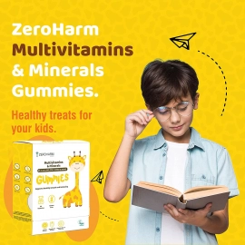 Zeroharm | Multivitamin Gummies For Kids And Adults | With A, C, D, E, B12, Zinc, Iodine | 120 Gummies