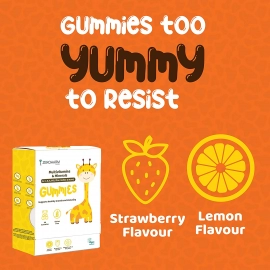 Zeroharm | Multivitamin Gummies For Kids And Adults | With A, C, D, E, B12, Zinc, Iodine | 120 Gummies