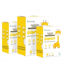 Zeroharm | Multivitamin Gummies For Kids And Adults | With A, C, D, E, B12, Zinc, Iodine | 120 Gummies