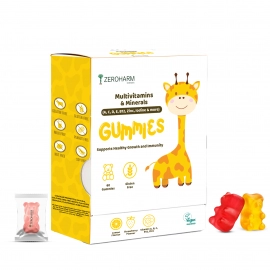 Zeroharm | Multivitamin Gummies For Kids And Adults | With A, C, D, E, B12, Zinc, Iodine | 120 Gummies
