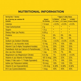 Zeroharm | Multivitamin Gummies For Kids And Adults | With A, C, D, E, B12, Zinc, Iodine | 120 Gummies