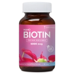 Zeroharm | Nano Biotin 5000 MCG |  For Hair, Skin And Nails | 180 Tablets