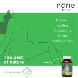 Zeroharm | Narie Healthy Cycles Tablets | Hormonal Balance | 60 Tablets
