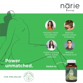 Zeroharm | Narie Healthy Cycles Tablets | Hormonal Balance | 60 Tablets