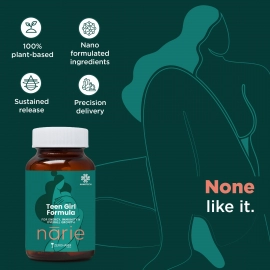 Zeroharm | Narie Teen Girl Formula Tablets | For Regular Periods | 180 Tablets