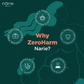 Zeroharm | Narie Teen Girl Formula Tablets | For Regular Periods | 180 Tablets