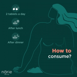 Zeroharm | Narie Teen Girl Formula Tablets | For Regular Periods | 180 Tablets