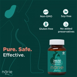 Zeroharm | Narie Teen Girl Formula Tablets | For Regular Periods | 180 Tablets
