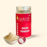 Praakritik Organic Onion Powder | 100gm (Pack Of 2)